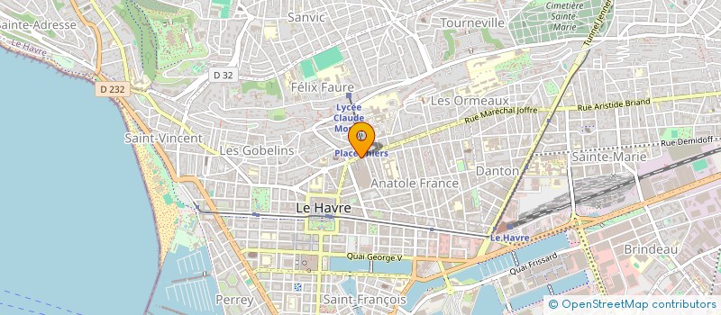 localisation de l'entreprise SYNDICAT COPROPRIETAIRES S 91 à LE HAVRE