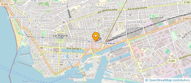 localisation de l'entreprise SYNDICAT COPROPRIETAIRES STRASBOURG 177 à LE HAVRE