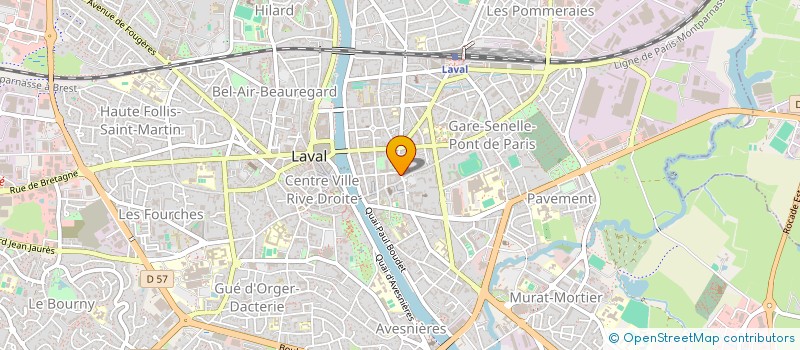 localisation de l'entreprise SYNDICAT COPROPRIETAIRES TROIS CROIX à LAVAL