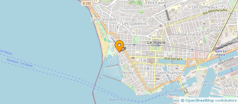 localisation de l'entreprise SYNDICAT COPROPRIETAIRES V 73 B à LE HAVRE