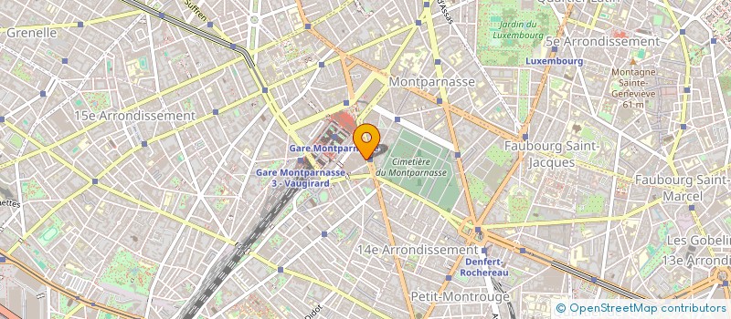 localisation de l'entreprise SYNDICAT COPROPRIETAIRES VANDAMME NORD  PARIS