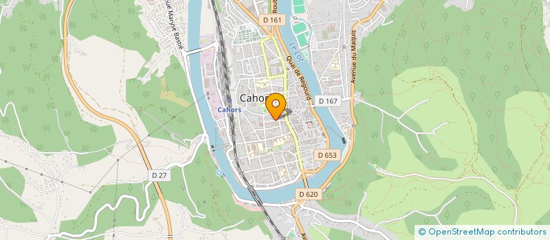 localisation de l'entreprise SYNDICAT COPROPRIETE  CAHORS