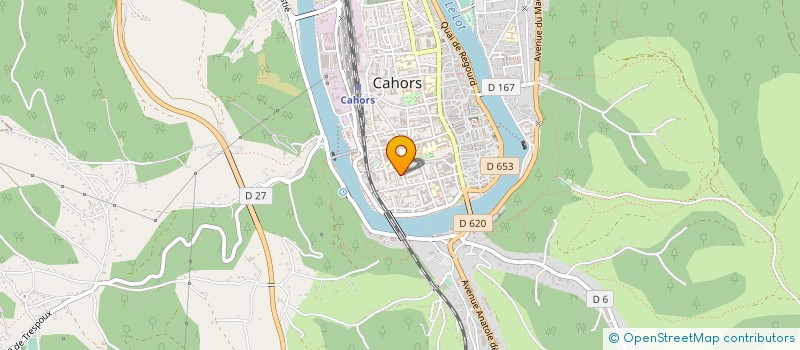 localisation de l'entreprise SYNDICAT COPROPRIETE  CAHORS