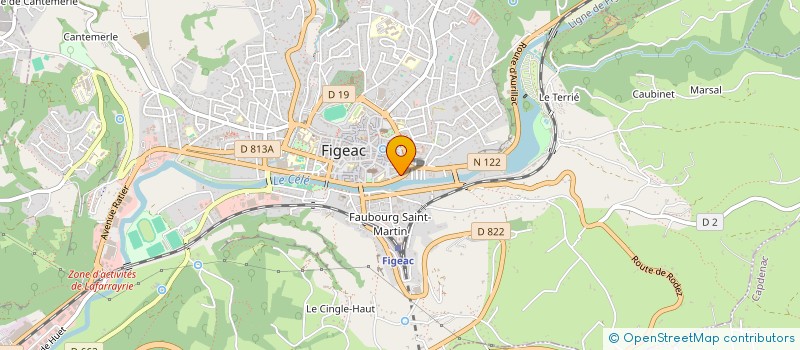 localisation de l'entreprise SYNDICAT COPROPRIETE  FIGEAC