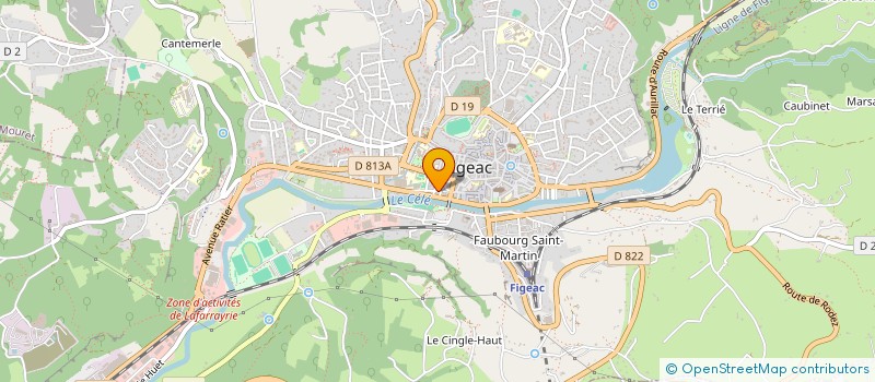 localisation de l'entreprise SYNDICAT COPROPRIETE  FIGEAC