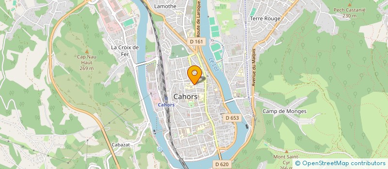 localisation de l'entreprise SYNDICAT COPROPRIETE  CAHORS