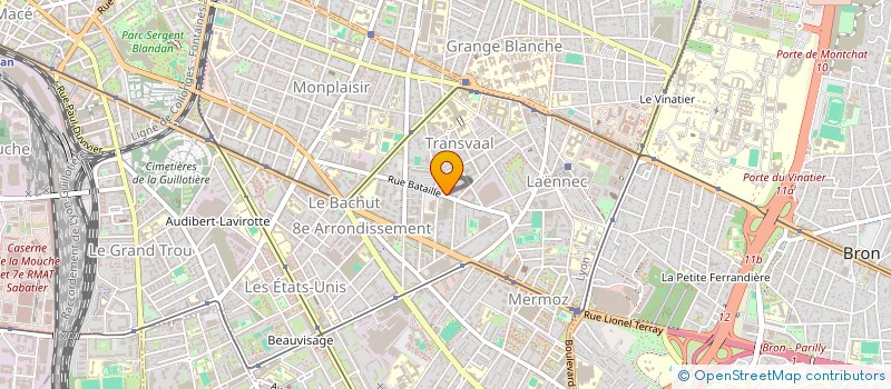 localisation de l'entreprise SYNDICAT COPROPRIETE 113 RUE BATAILLE  LYON