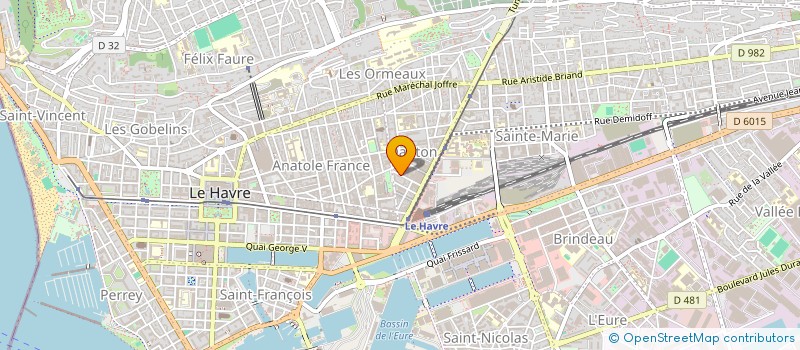 localisation de l'entreprise SYNDICAT COPROPRIETE 12 RUE DE SUFFREN à LE HAVRE