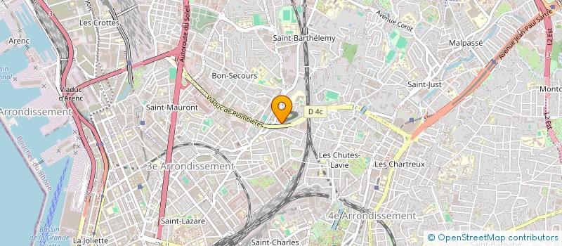 localisation de l'entreprise SYNDICAT COPROPRIETE 13 BD GUIGOU à MARSEILLE
