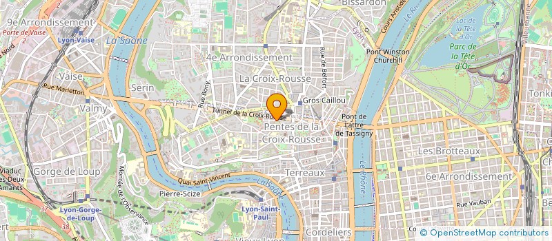 localisation de l'entreprise SYNDICAT COPROPRIETE 13 RUE DE L'ALMA à LYON