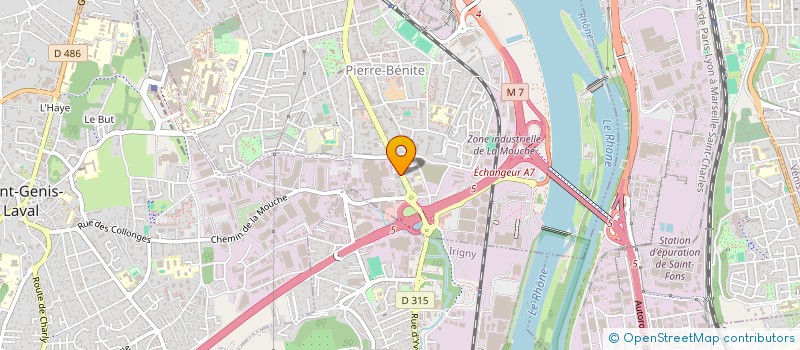 localisation de l'entreprise SYNDICAT COPROPRIETE 130 BD DE L EUROPE  OULLINS-PIERRE-BENITE