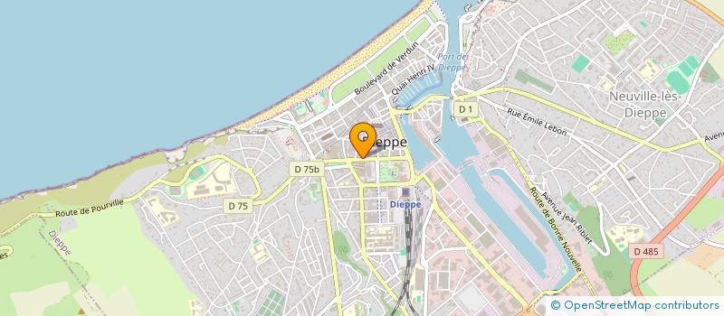 localisation de l'entreprise SYNDICAT COPROPRIETE 144 146 GRANDE RUE  DIEPPE