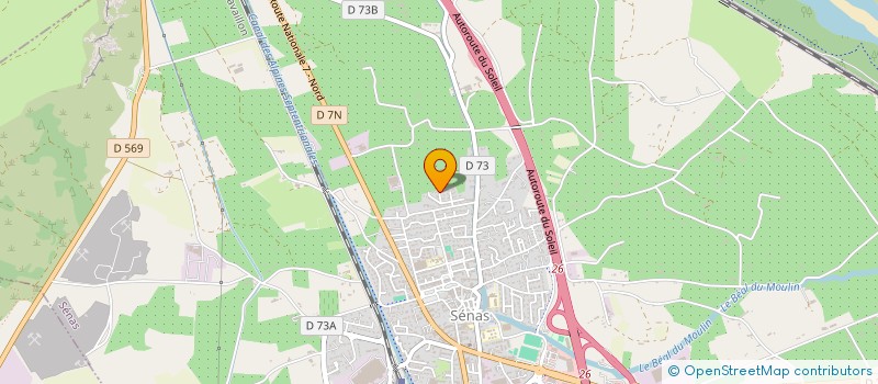 localisation de l'entreprise SYNDICAT COPROPRIETE 15 RES LE LUBERON  SENAS