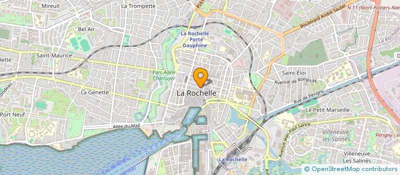 localisation de l'entreprise SYNDICAT COPROPRIETE 16 RUE ST YON  LA ROCHELLE