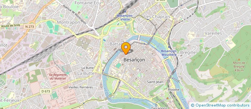 localisation de l'entreprise SYNDICAT COPROPRIETE 17 GRANDE RUE  BESANCON