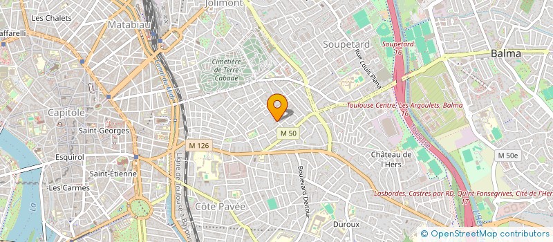 localisation de l'entreprise SYNDICAT COPROPRIETE 17 R D'ASSALIT à TOULOUSE
