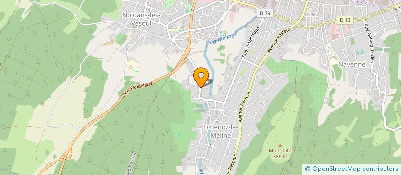 localisation de l'entreprise SYNDICAT COPROPRIETE 18 R CH DE GAULLE  VESOUL