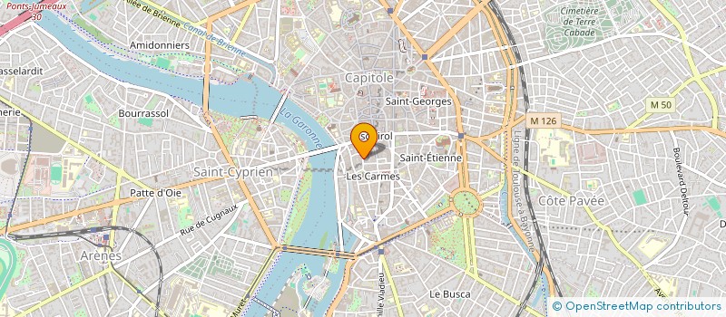 localisation de l'entreprise SYNDICAT COPROPRIETE 18 R DES PARADOUX à TOULOUSE