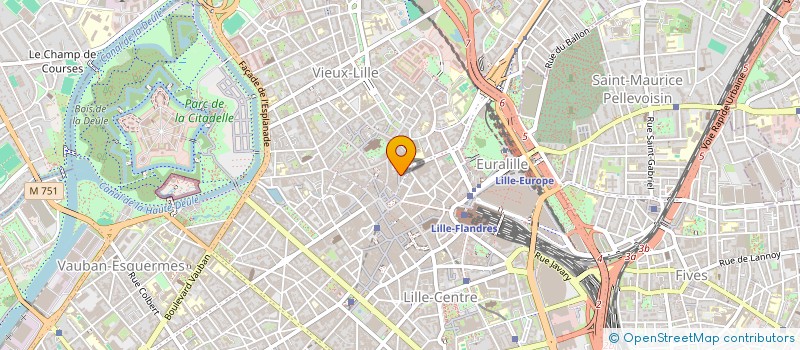 localisation de l'entreprise SYNDICAT COPROPRIETE 18 RUE DE LA CLEF à LILLE