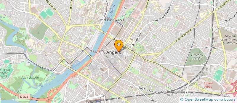 localisation de l'entreprise SYNDICAT COPROPRIETE 19 R DU CORNET à ANGERS