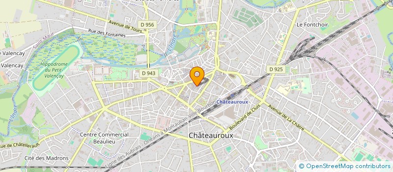 localisation de l'entreprise SYNDICAT COPROPRIETE 19 RUE DE LA POSTE à CHATEAUROUX