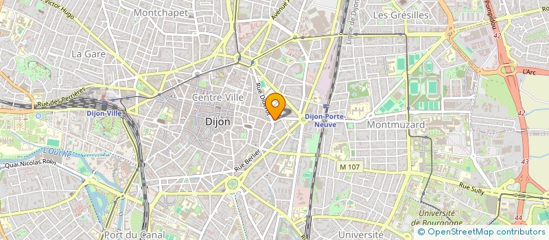 localisation de l'entreprise SYNDICAT COPROPRIETE 1B RUE PAUL CABET  DIJON