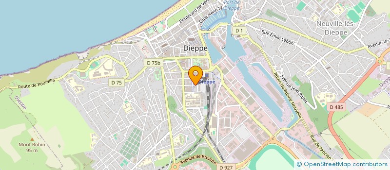 localisation de l'entreprise SYNDICAT COPROPRIETE 2 RUE DESMARQUETS à DIEPPE