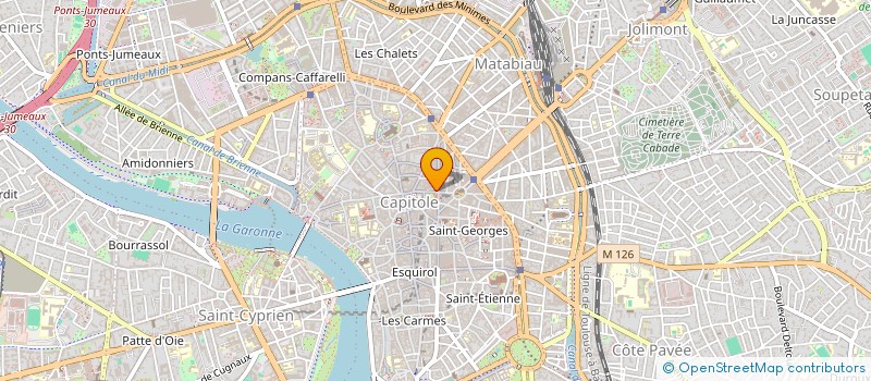 localisation de l'entreprise SYNDICAT COPROPRIETE 23 R LAFAYETTE  TOULOUSE