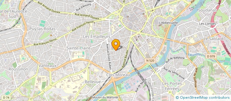 localisation de l'entreprise SYNDICAT COPROPRIETE 23 RUE DE NAZARETH à LIMOGES