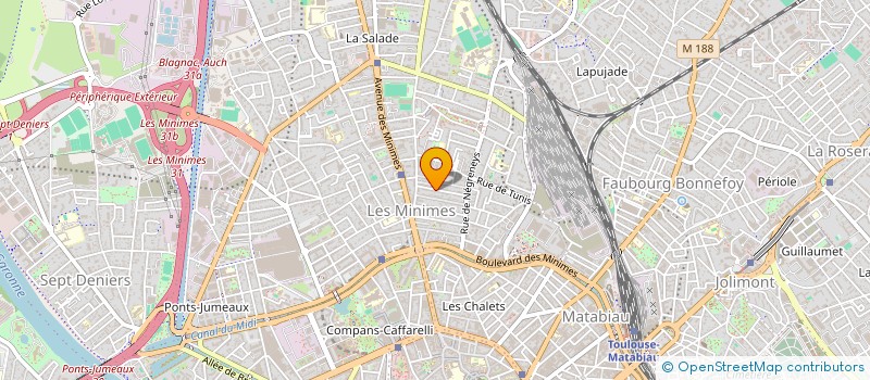 localisation de l'entreprise SYNDICAT COPROPRIETE 23 RUE LOUIS VIGNES à TOULOUSE