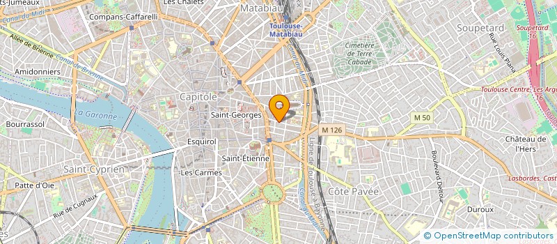 localisation de l'entreprise SYNDICAT COPROPRIETE 25 R CARAMAN  TOULOUSE