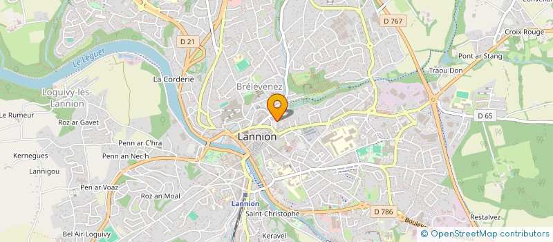 localisation de l'entreprise SYNDICAT COPROPRIETE 26 PL MARCHALLAC H  LANNION