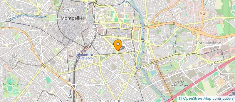 localisation de l'entreprise SYNDICAT COPROPRIETE 29 QUAI LAURENS à MONTPELLIER