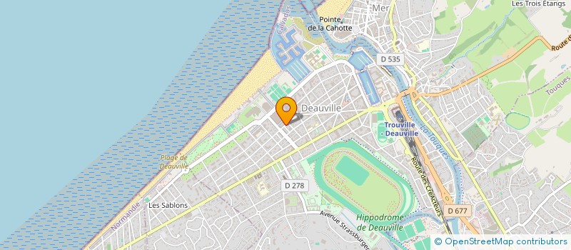 localisation de l'entreprise SYNDICAT COPROPRIETE 3 AV DE GAULLE  DEAUVILLE