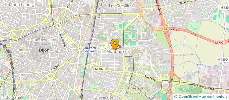 localisation de l'entreprise SYNDICAT COPROPRIETE 3 BD DE LA DEFENSE  DIJON