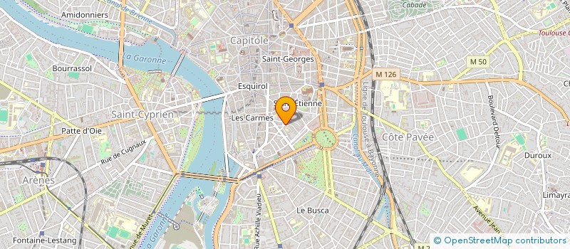 localisation de l'entreprise SYNDICAT COPROPRIETE 3 RUE PERCHEPINTE à TOULOUSE