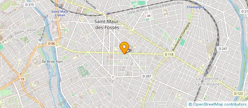 localisation de l'entreprise SYNDICAT COPROPRIETE 31 RUE JULES FERRY à SAINT-MAUR-DES-FOSSES