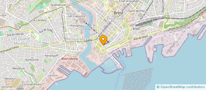 localisation de l'entreprise SYNDICAT COPROPRIETE à BREST