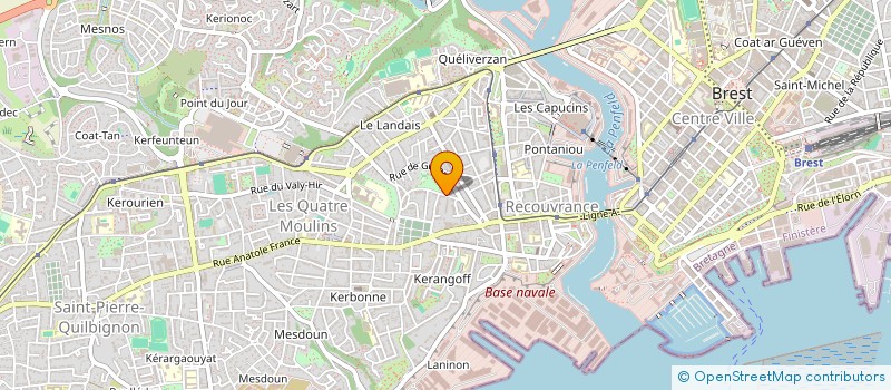 localisation de l'entreprise SYNDICAT COPROPRIETE à BREST