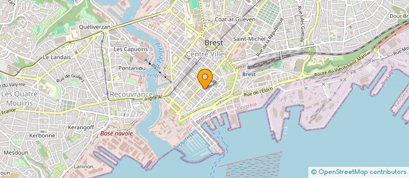 localisation de l'entreprise SYNDICAT COPROPRIETE à BREST