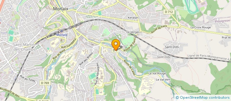 localisation de l'entreprise SYNDICAT COPROPRIETE à MORLAIX