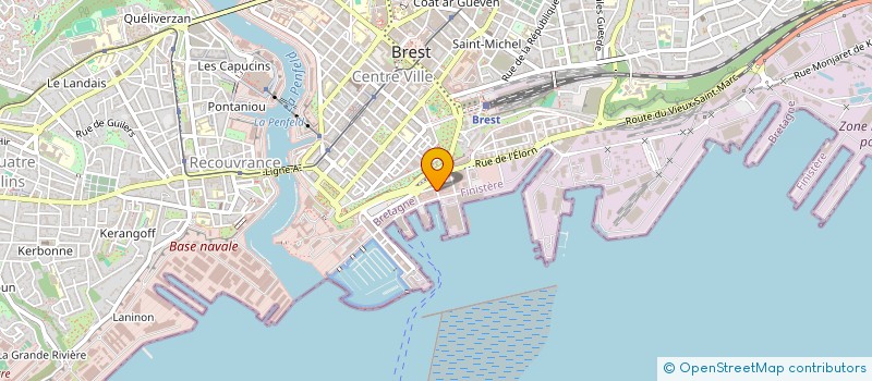 localisation de l'entreprise SYNDICAT COPROPRIETE à BREST