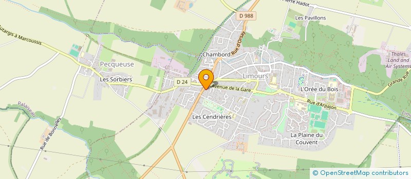 localisation de l'entreprise SYNDICAT COPROPRIETE 35 RUE DE CHARTRES 91470 LIMOURS  LIMOURS