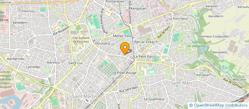 localisation de l'entreprise SYNDICAT COPROPRIETE à BREST
