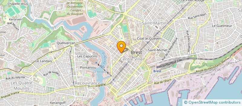 localisation de l'entreprise SYNDICAT COPROPRIETE à BREST