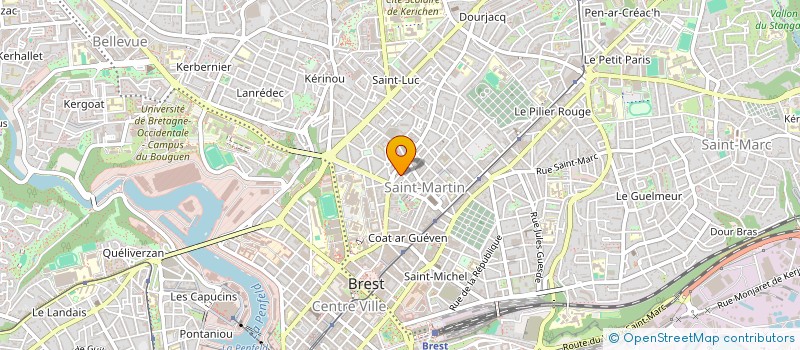 localisation de l'entreprise SYNDICAT COPROPRIETE à BREST