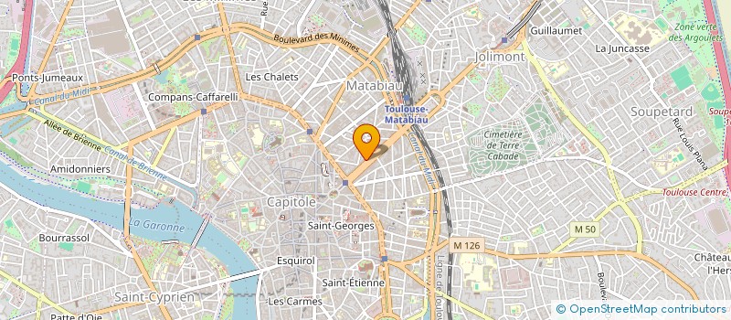 localisation de l'entreprise SYNDICAT COPROPRIETE 37 ALLEES J.JAURES à TOULOUSE
