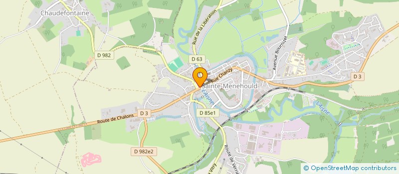 localisation de l'entreprise SYNDICAT COPROPRIETE à SAINTE-MENEHOULD