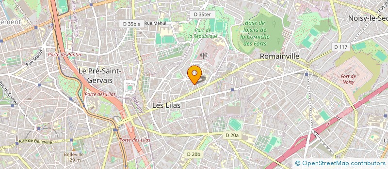 localisation de l'entreprise SYNDICAT COPROPRIETE  LES LILAS
