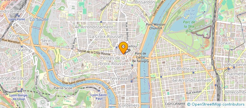 localisation de l'entreprise SYNDICAT COPROPRIETE à LYON